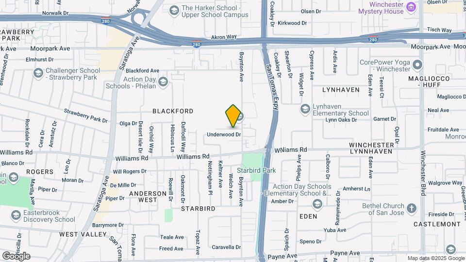 3729 Underwood Dr Map and Location Details