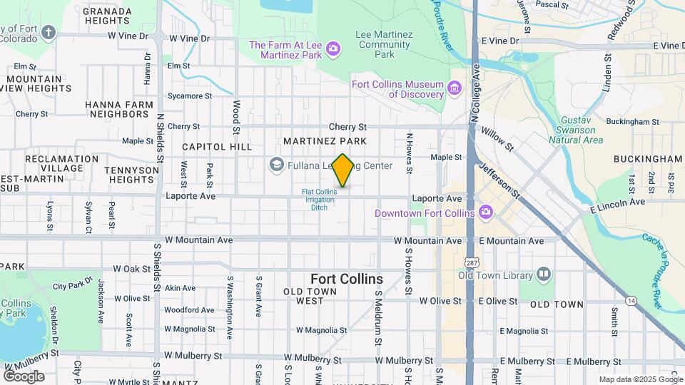 500 Laporte Ave Map and Location Details
