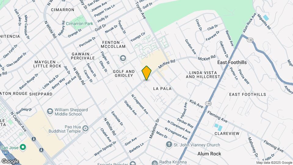 294 La Pala Dr Map and Location Details