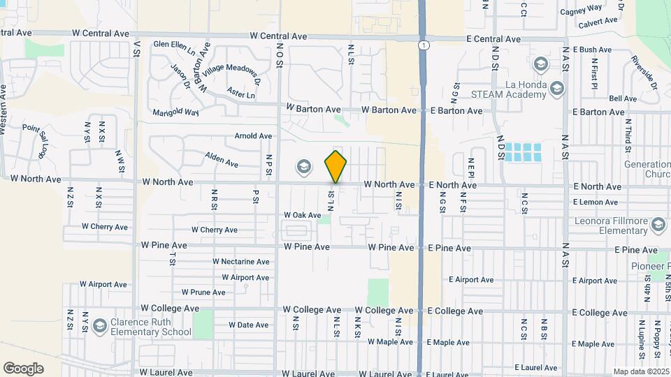 930 N L St Map and Location Details