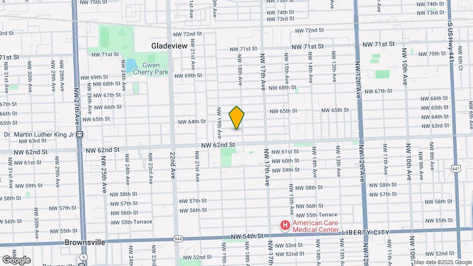 1829 NW 62nd Terrace Map and Location Details