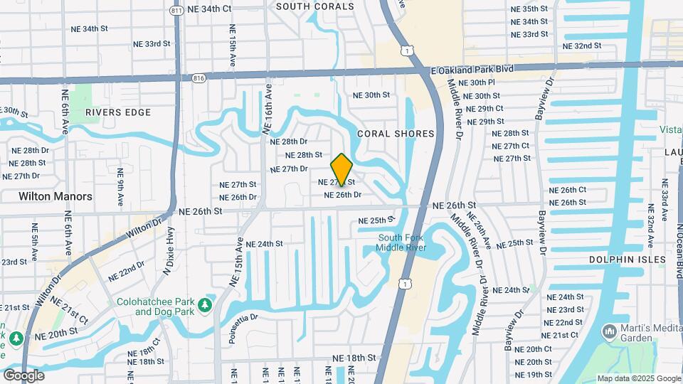1909 NE 26th Dr Mapa y Detalles de la Ubicación