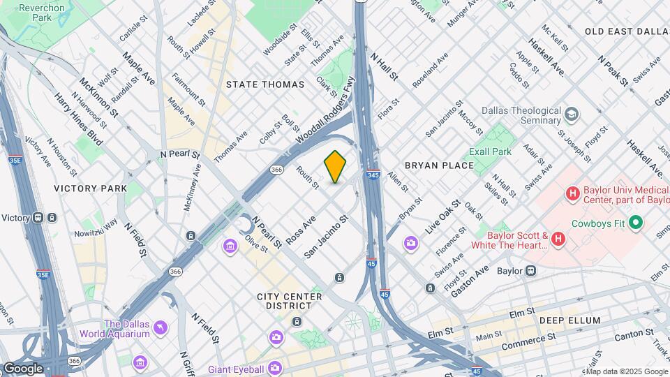 2612 Ross Ave Map and Location Details