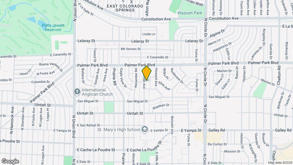 1421 McArthur Ave Map and Location Details