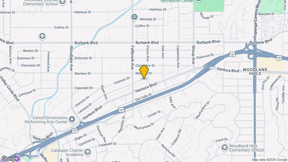 22712 Leonora Dr Mapa y Detalles de la Ubicación