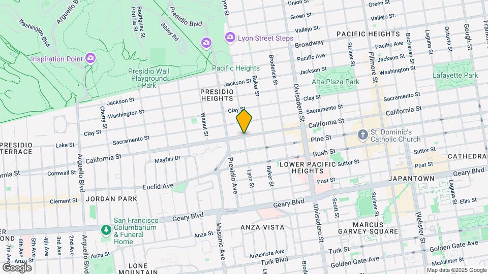 3097 California St Map and Location Details