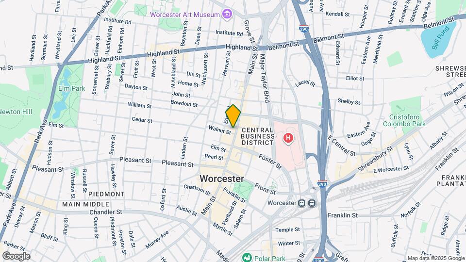 Worcester Five Cent Savings Bank Bldg Map and Location Details