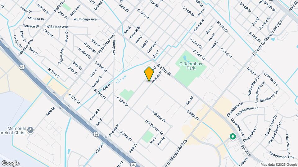 2906 Avenue H, Unit #B Map and Location Details