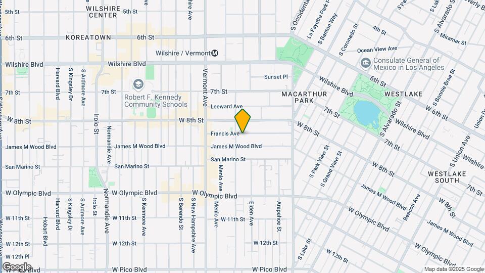 2868 Francis Ave Mapa y Detalles de la Ubicación