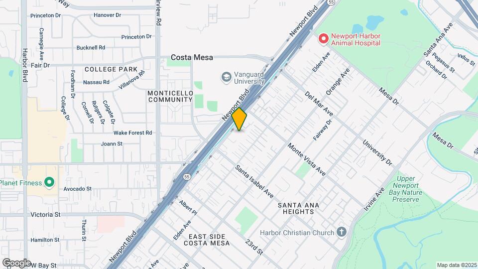 Costa Mesa Village Apartments Mapa y Detalles de la Ubicación