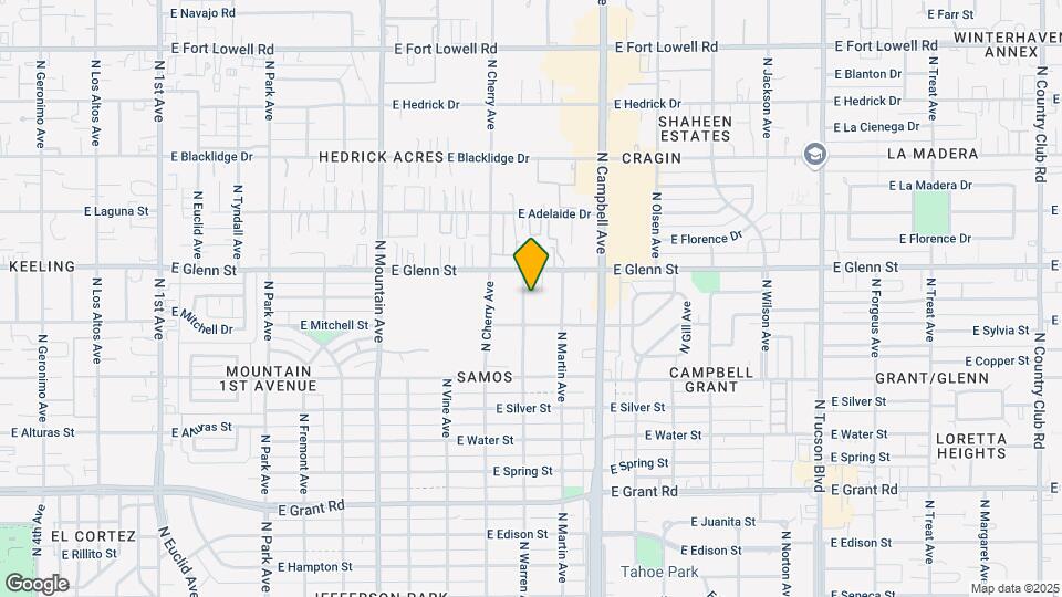 2734 N Warren Ave Map and Location Details