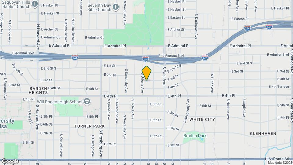 4612 E 3rd St Map and Location Details