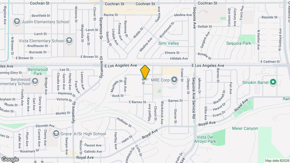 1840 Deodora St Map and Location Details
