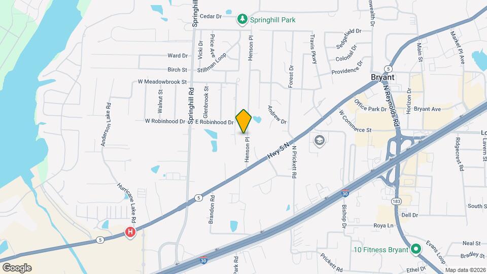 2803 Henson Pl Mapa y Detalles de la Ubicación