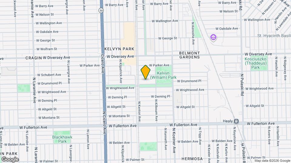 4536 W Wrightwood Ave, Unit Unit 2 Map and Location Details
