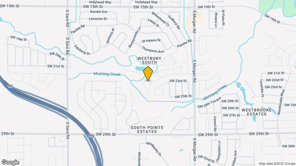 10029 SW 21st St Map and Location Details