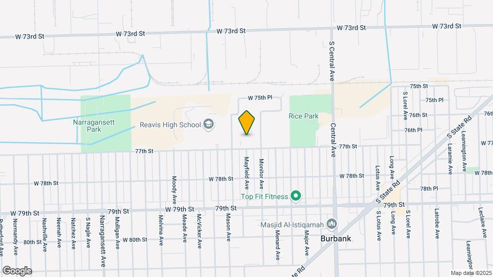 5854 W 76th Pl Map and Location Details