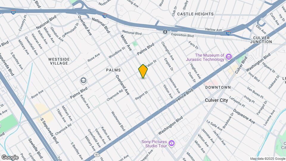 3636 Mentone Ave Mapa y Detalles de la Ubicación