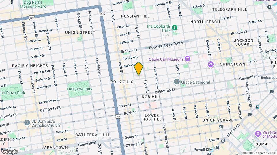 1556 Clay St Map and Location Details