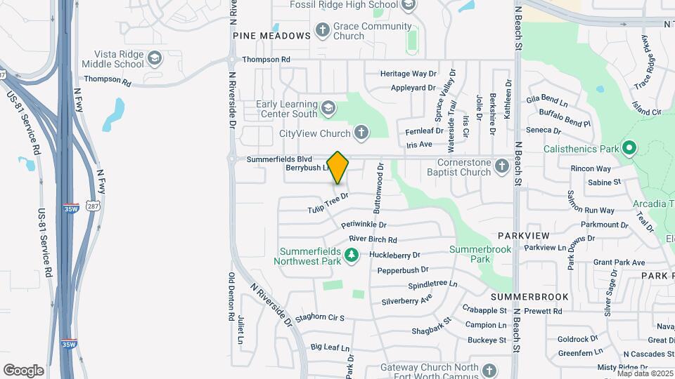 7904 Fox Chase Dr Map and Location Details