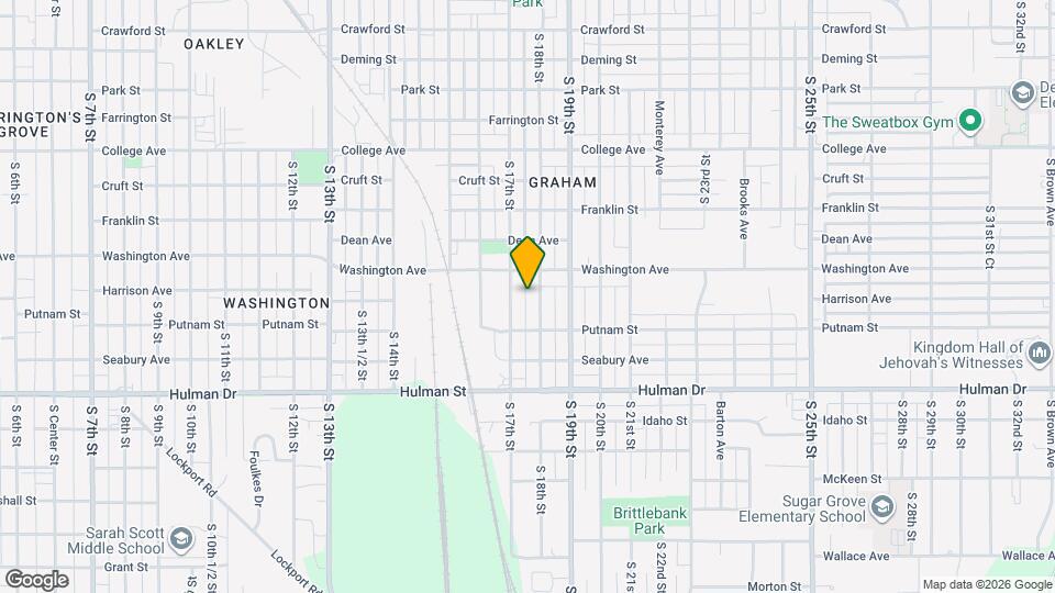 1465 S 18th St Map and Location Details