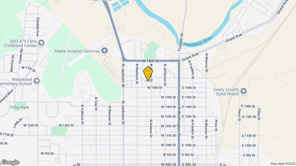 1617 Bradley Ave Map and Location Details