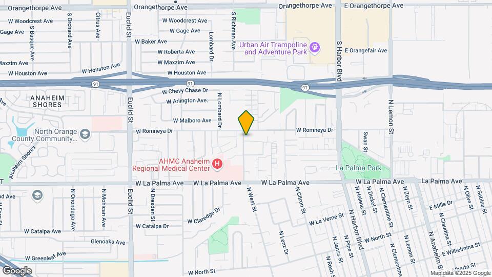 1188 N West St Map and Location Details
