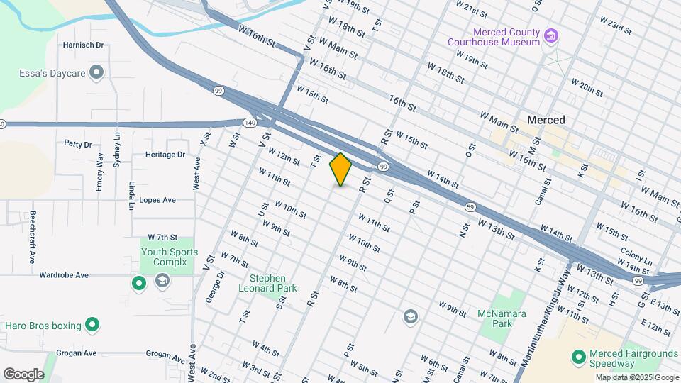 1140 W 12th St Map and Location Details
