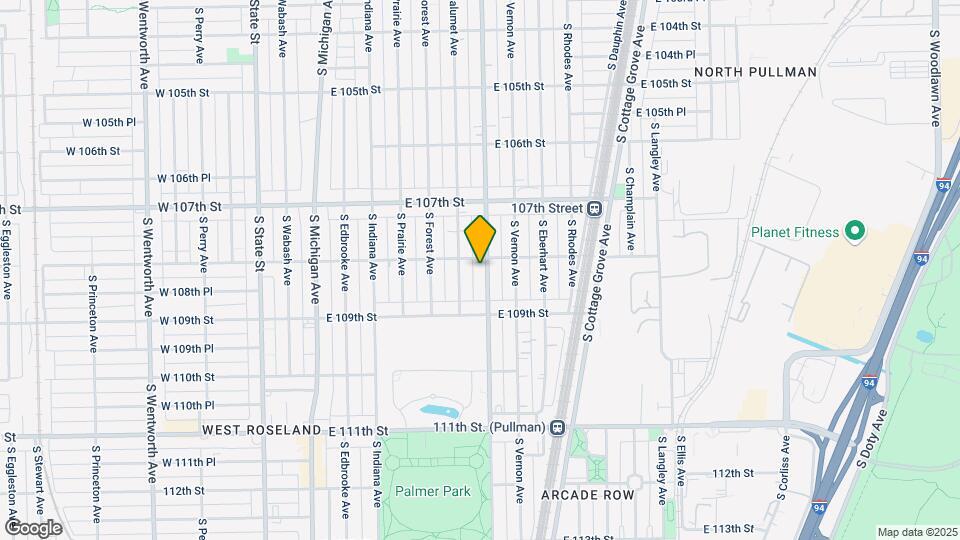 10812 S King Dr Mapa y Detalles de la Ubicación
