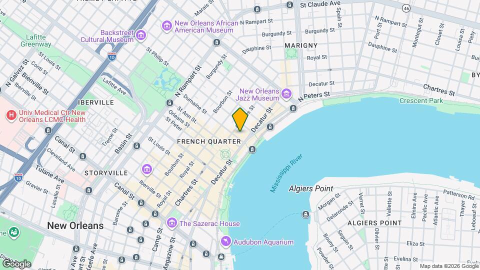 521 Dumaine St Mapa y Detalles de la Ubicación