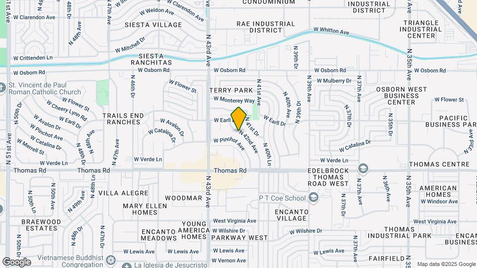 3054 N 42nd Ave Map and Location Details