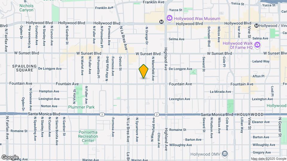 1311 N Orange Dr Map and Location Details