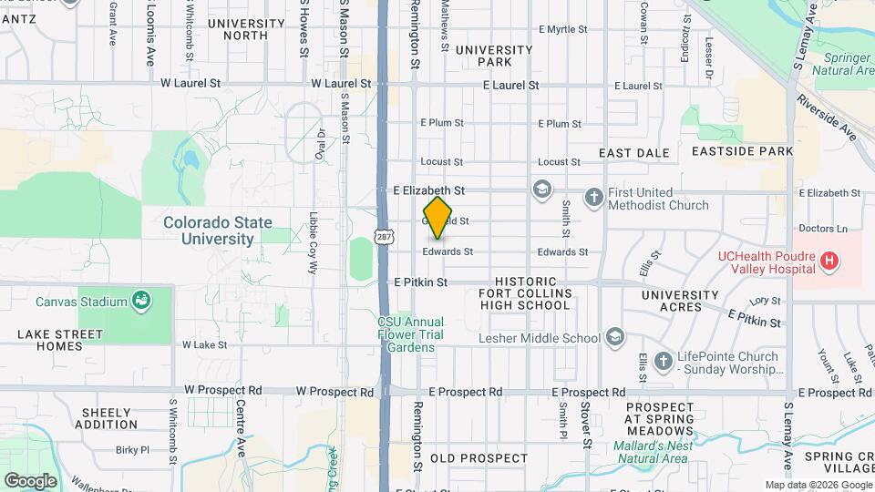 214 Edwards St Map and Location Details