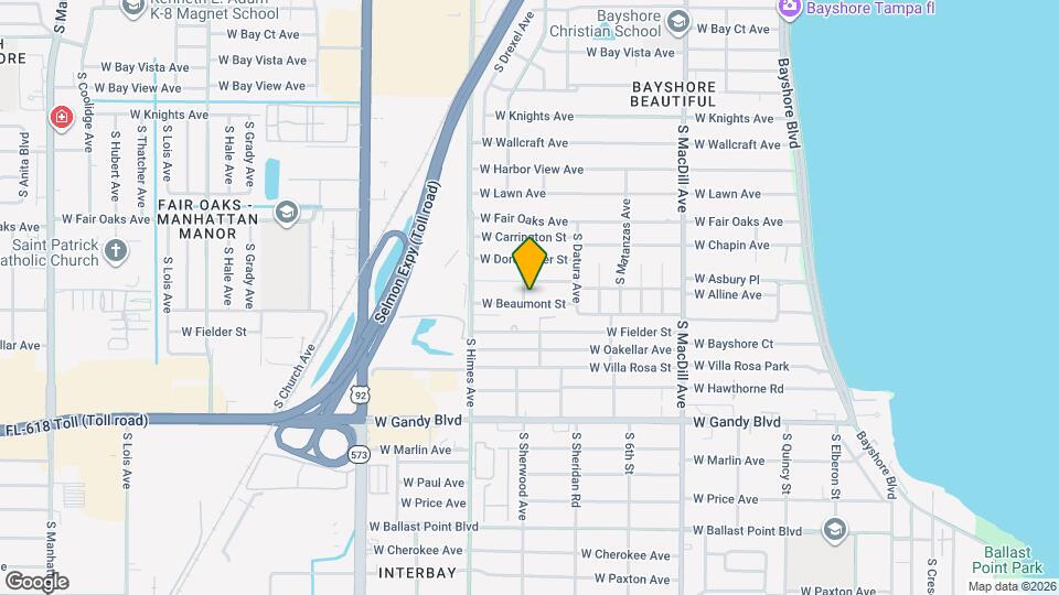 3315 W Beaumont St Map and Location Details