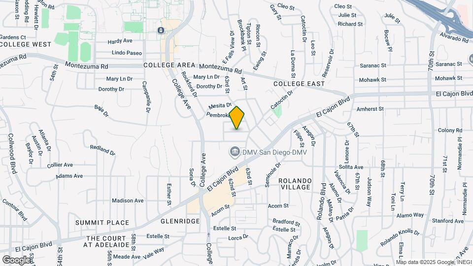 6257 Stewart St Map and Location Details