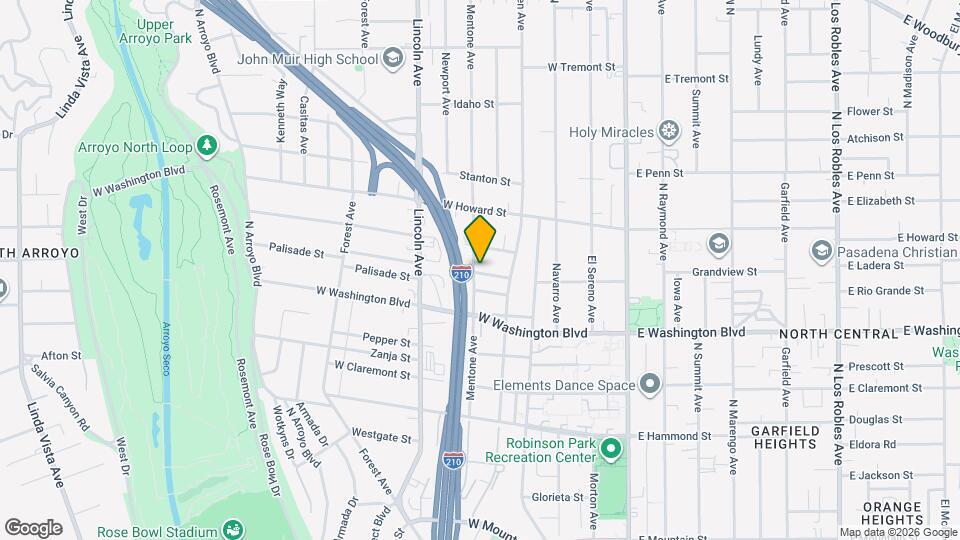 1462 Mentone Ave Map and Location Details