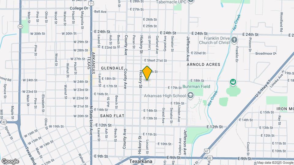 1715 Locust St Map and Location Details