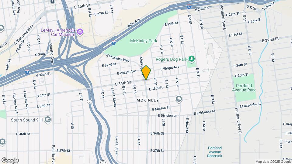 3405 McKinley Ave Map and Location Details