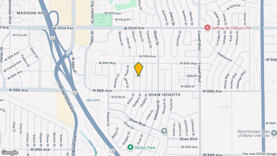 8871 Rutgers St Map and Location Details