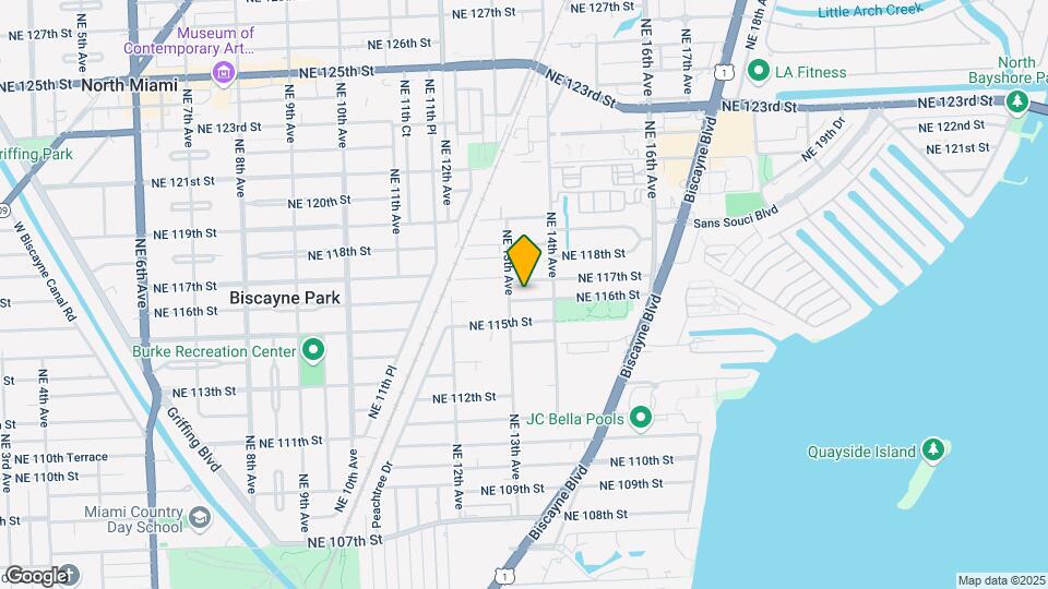 1315 NE 116th St Map and Location Details