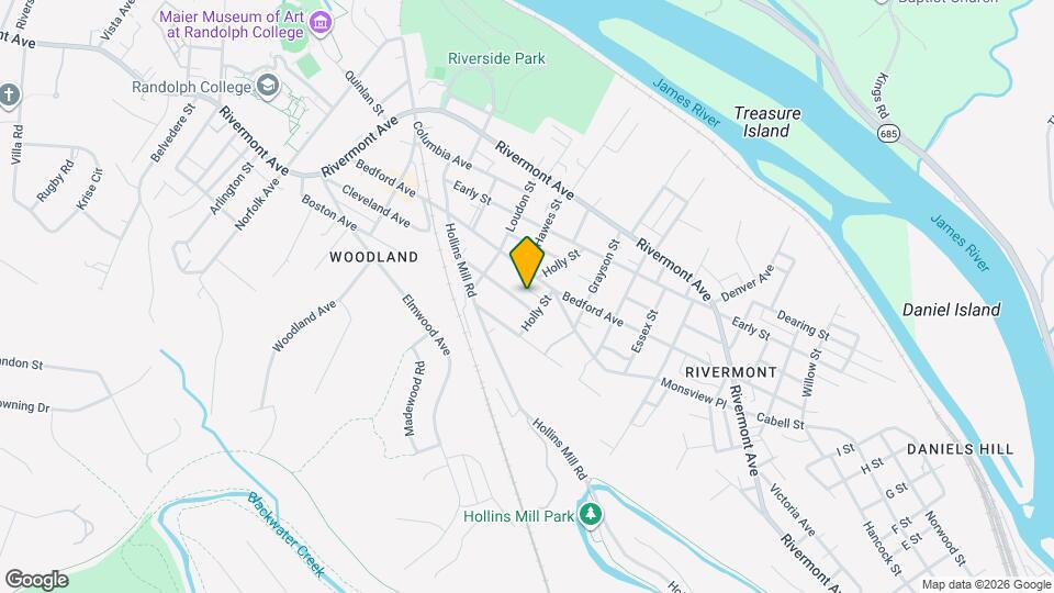 1912 Cleveland Ave Map and Location Details