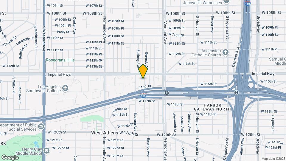 11421 Berendo Ave Map and Location Details