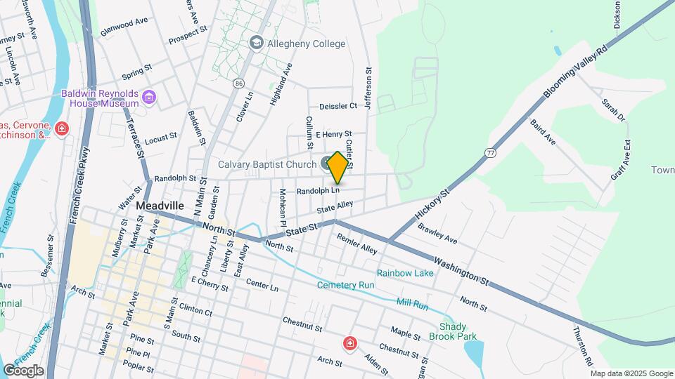 748 Randolph Ln Mapa y Detalles de la Ubicación