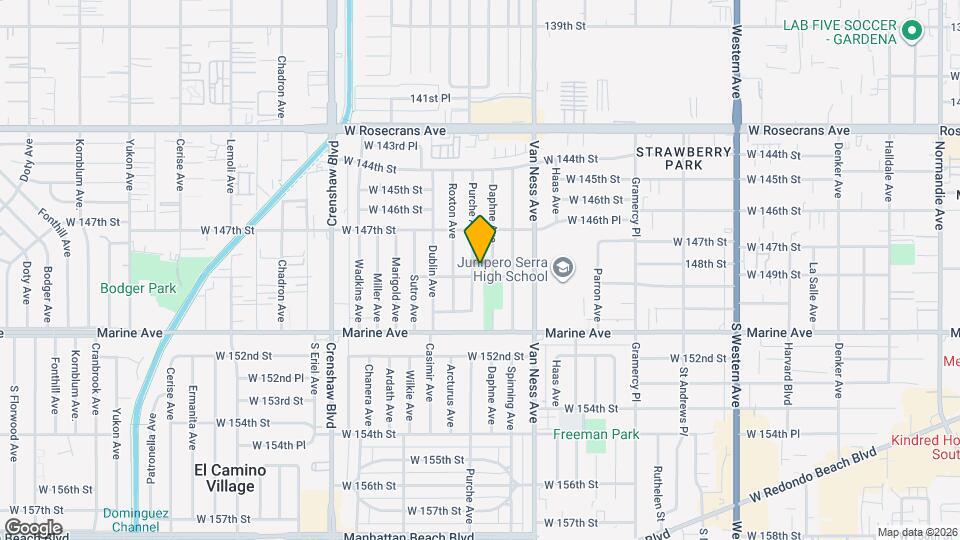 14850 Purche Ave Map and Location Details