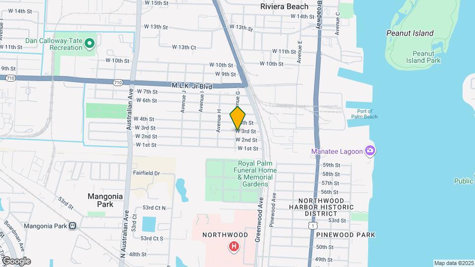 595 W 3rd St Map and Location Details