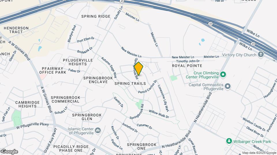 317 Springbrook Rd Map and Location Details