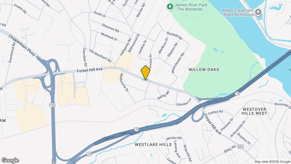 6615 Forest Hill Ave Map and Location Details