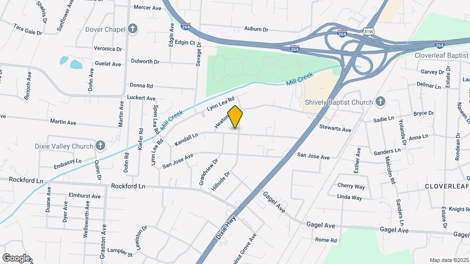 4412 Hillside Dr Map and Location Details