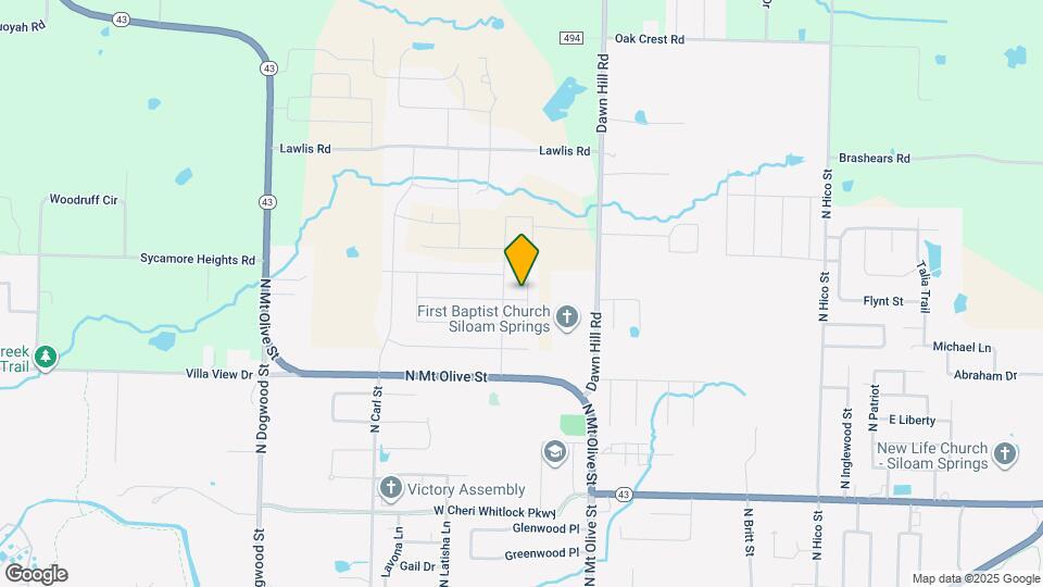 2100 N Medford Ct Map and Location Details
