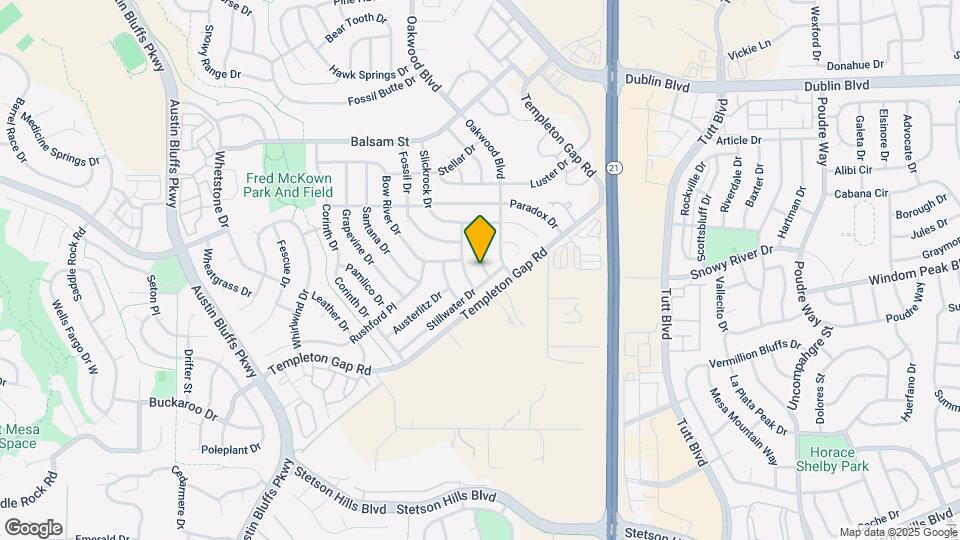 5812 Granby Hill Dr Map and Location Details